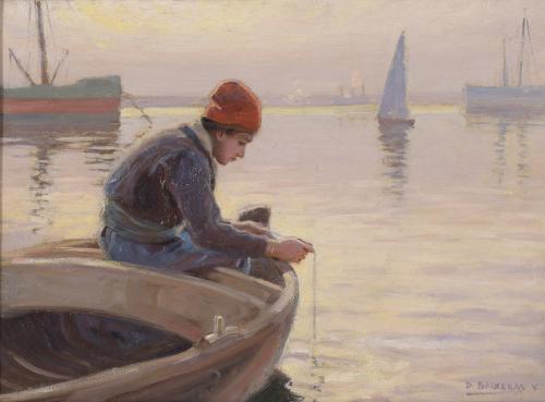 DIONÍS BAIXERAS (1862-1943). "FISHERMAN"