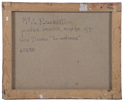 MARIA A. RAVENTÓS (1930).  "LA MATANZA", PICASSO SERIES.