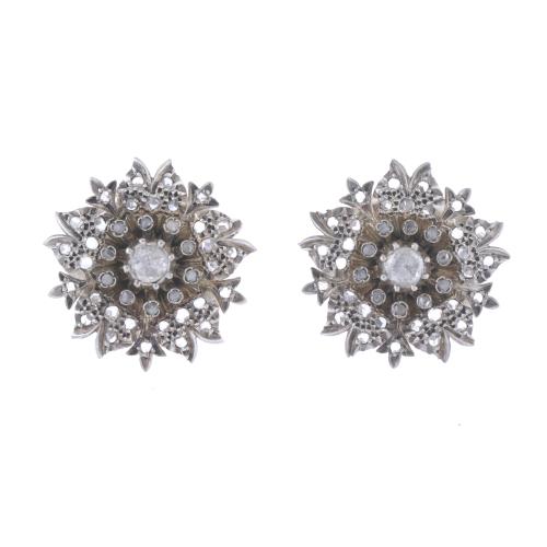 FRENCH BELLE ÉPOQUE EARRINGS. CIRCA 1895-1905