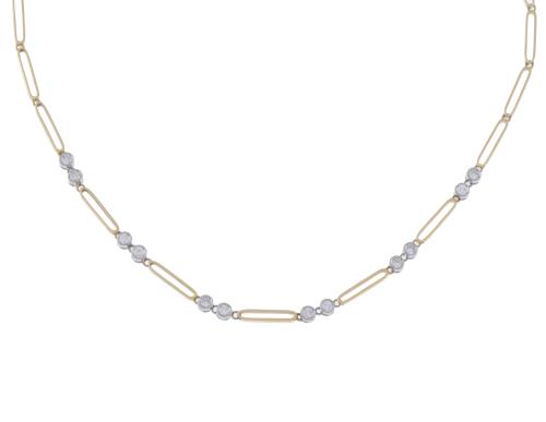 NECKLACE WITH TWELVE DIAMONDS