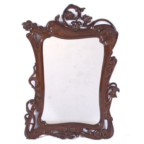 MODERNIST MIRROR, CIRCA 1900.