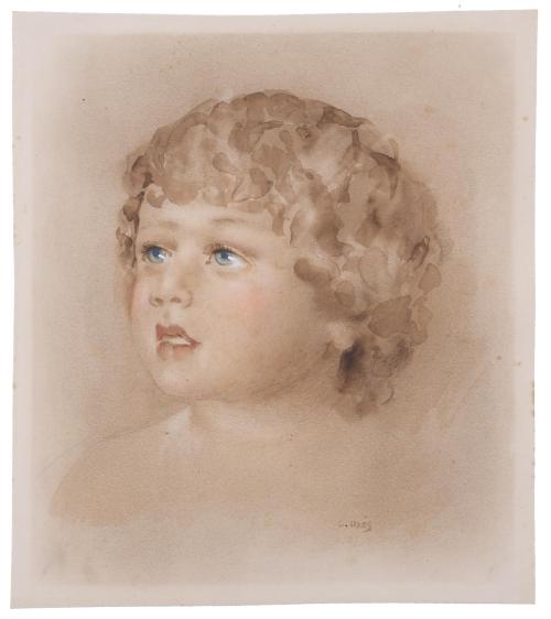 CARMEN OSÉS (1898-1961). "PORTRAIT OF A BOY".