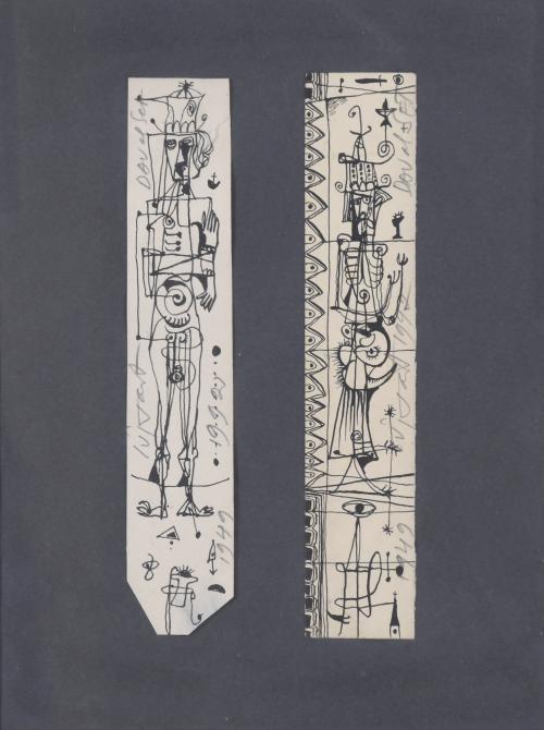 MODEST CUIXART i TÀPIES (1925-2007).   "PERSONAJES", 1949-1992.