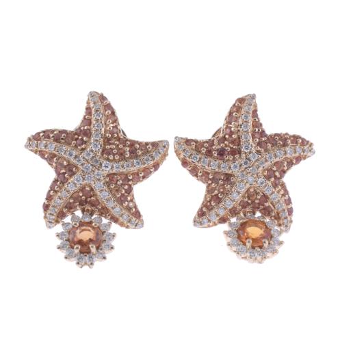 STARFISH-SHAPED EARRINGS