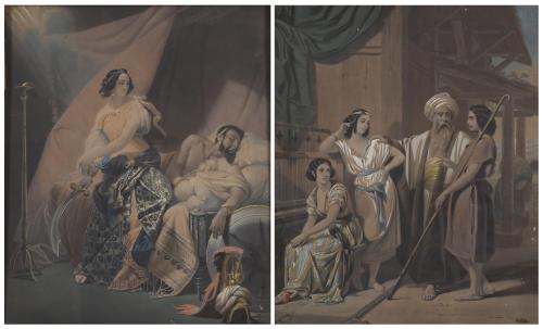 AFTER FREDERIC SCHOPIN (1804-1880). "JACOB IN LABAN'S HOUSE" and "JUDITH AND HOLOFERNES".