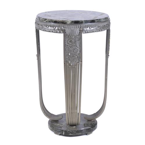 ART DECO GUERIDON, AFTER MODELS BY EDGAR BRANDT, CIRCA 1920.