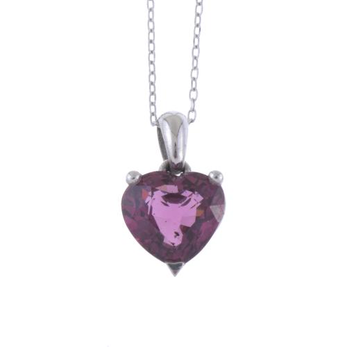 PENDANT WITH RHODOLITE GARNET