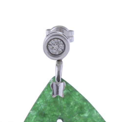 CARVED JADE EARRINGS
