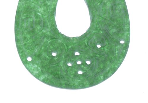 CARVED JADE EARRINGS