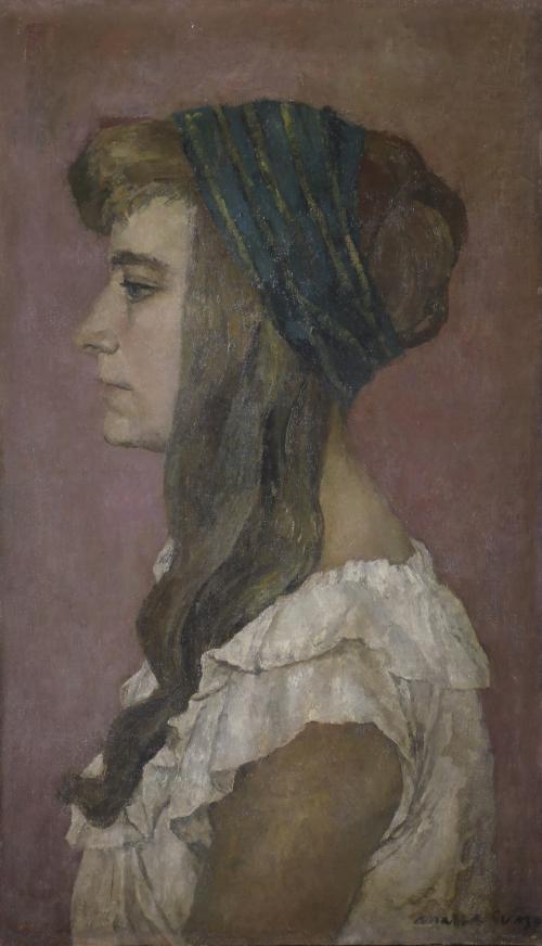 JOSEP MARIA MALLOL SUAZO (1910-1986). "RETRATO PERFIL".