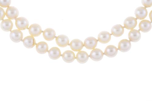 PEARLS NECKLACE. 1950&#39;S.