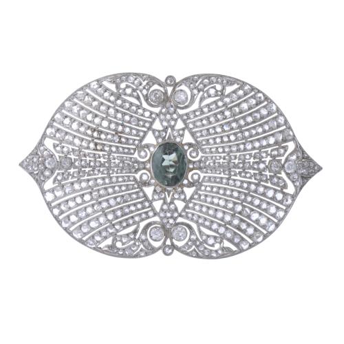 BÉLLE ÉPOQUE BROOCH. CIRCA 1900.
