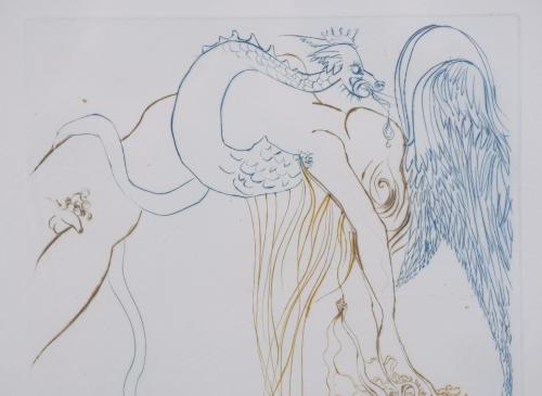SALVADOR DALÍ I DOMÈNECH (1904-1989). "THE TEMPTATION".