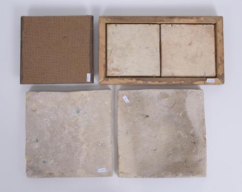SET OF ASSORTED TILES, 18TH CENTURY.