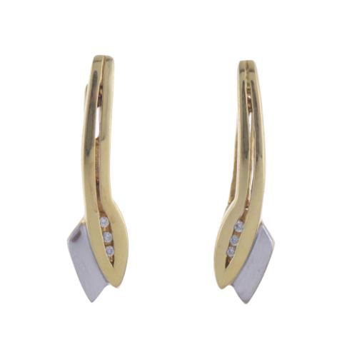 EARRINGS WITH DIAMONDS