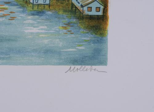 MERCEDES MOLLEDA (20TH CENTURY). Set of 3 lithographs.