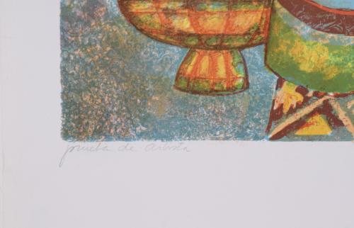 GABRIEL PORTOLÉS (1930).  Set of 4 lithographs.