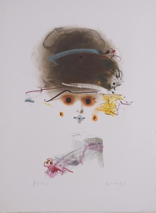 MODEST CUIXART i TÀPIES (1925-2007). Set of 2 lithographs.