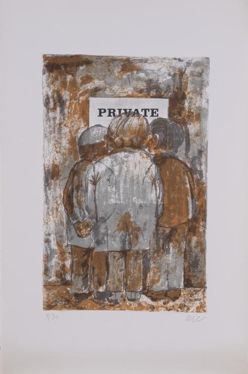 CESC (1926-2006).  Set of 2 lithographs and a print.