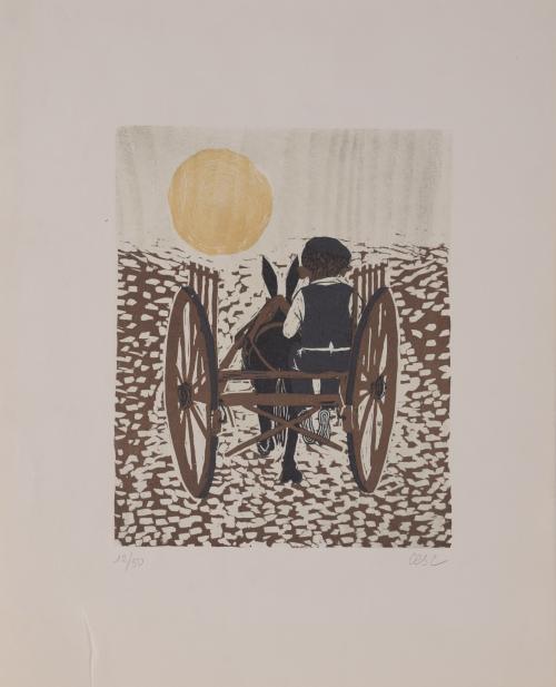 CESC (1926-2006).  Set of 2 lithographs and a print.