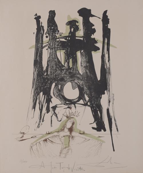 SALVADOR DALÍ I DOMÈNECH (1904-1989). Lithograph.