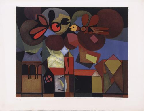 JOSEP MARIA GARCÍA LLORT (1921-2003). Set of 2 lithographs.