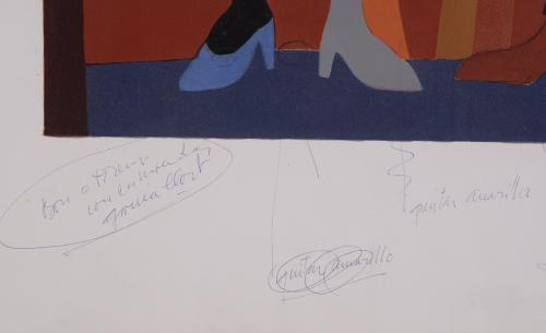 JOSEP MARIA GARCÍA LLORT (1921-2003). Set of 2 lithographs.