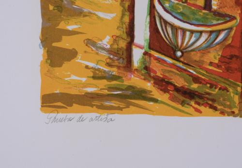 MIRTA DUBISCHARD (20TH CENTURY).  Set of 2 lithographs.