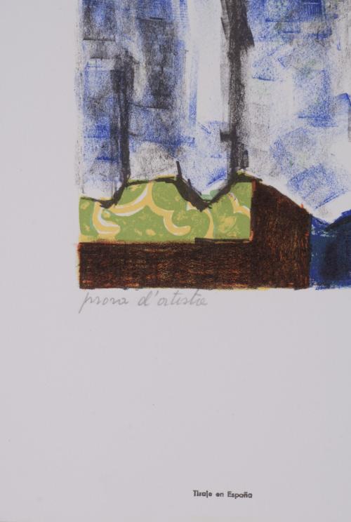 VICENÇ CARALTO (1936-1995).  Set of 3 lithographs.