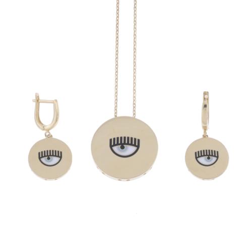NECKLACE AND EARRINGS SET, CHIARA FERRAGNI