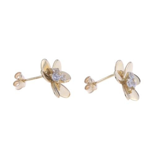 PENDANT AND EARRINGS WITH FLORAL DESIGN, AFTER VAN CLEEF&#39;S 