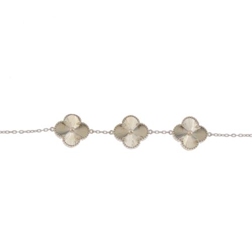 BRACELET WITH CLOVERS, AFTER VAN CLEEF'S ALHAMBRA MODELS