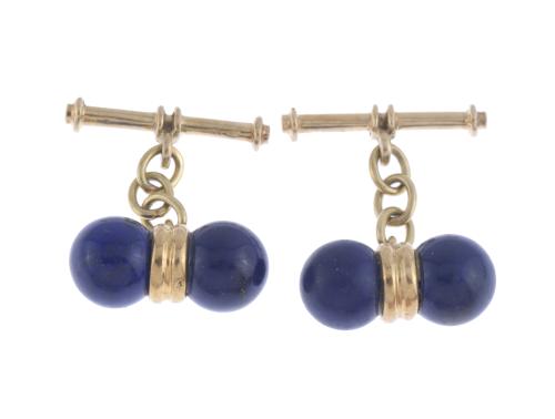 SET OF THREE PAIRS OF CUFFLINKS.