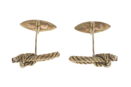 CUFFLINKS WITH SAILOR&#39;S KNOT, J.ROCA.