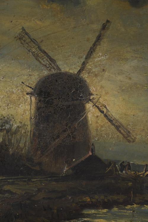 ATRIBUIDO A JOHAN-BARTHOLD JONGKIND (1819-1891). "Paisaje n