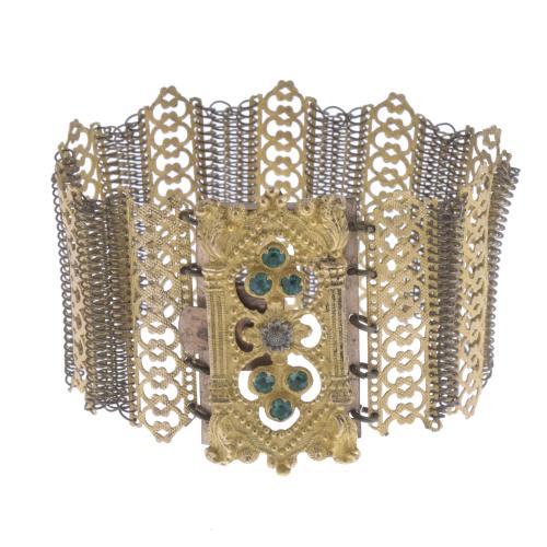 ALPHONSINE BRACELET WITH EMERALDS 