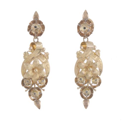 POLKA EARRINGS, THIRD QUARTER OF THE 20TH CENTURY