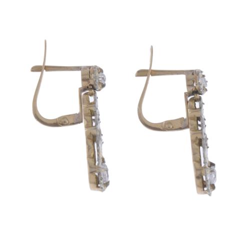 ALPHONSINE GIRANDOLE EARRINGS, FIRST QUARTER OF THE 20TH CE