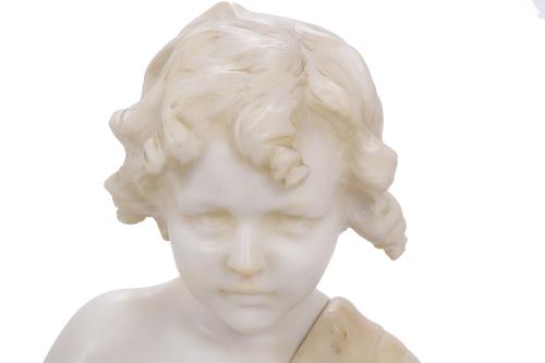 CHILD&#39;S BUST, 20TH CENTURY.