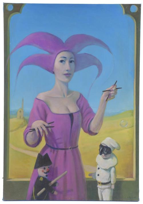 CLAUDIO GIULIANELLI (1956). "LA GRANDE BURATTINAIA", 2021.