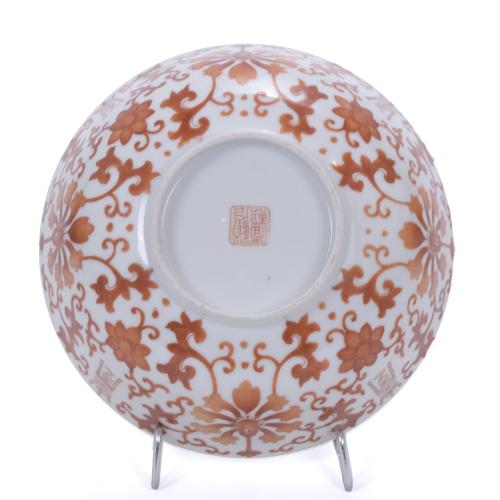 CHINESE PORCELAIN BOWL, 19TH CENTURY.
