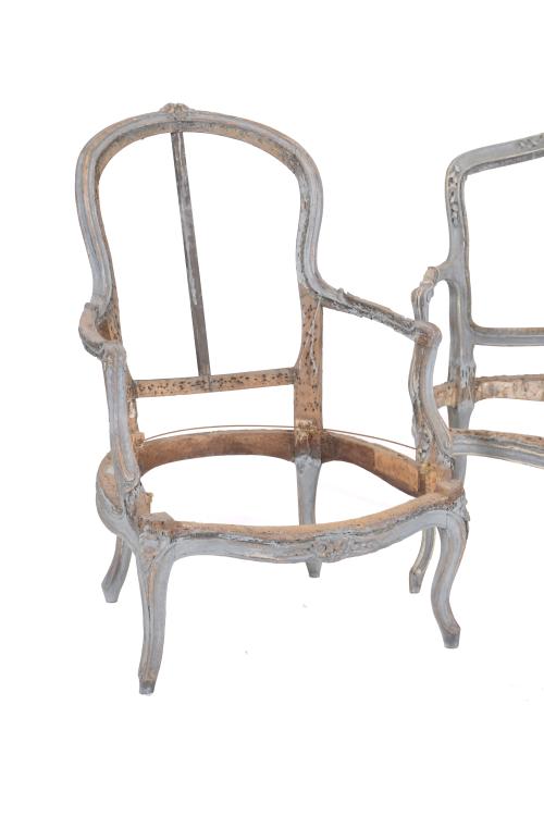 Conjunto de chasis de sillería Transición, siglo XVIII.