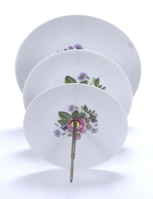 Bandeja de pisos para tartas en porcelana de Limonges, sigl