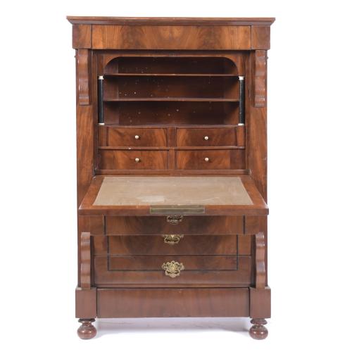 BUREAU ABATTANT, LATE EMPIRE STYLE, PROBABLY VIENNESE, 20TH