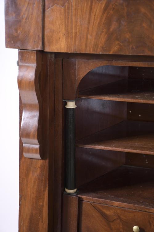 BUREAU ABATTANT, LATE EMPIRE STYLE, PROBABLY VIENNESE, 20TH