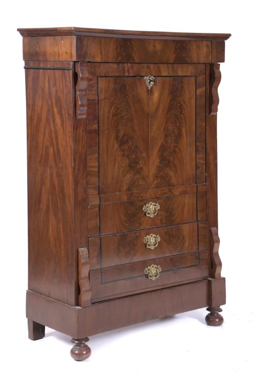 BUREAU ABATTANT, LATE EMPIRE STYLE, PROBABLY VIENNESE, 20TH
