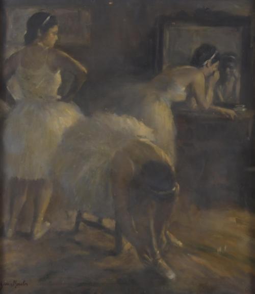 ANTONIO GARCÍA MORALES (1910-?). "BALLERINAS".