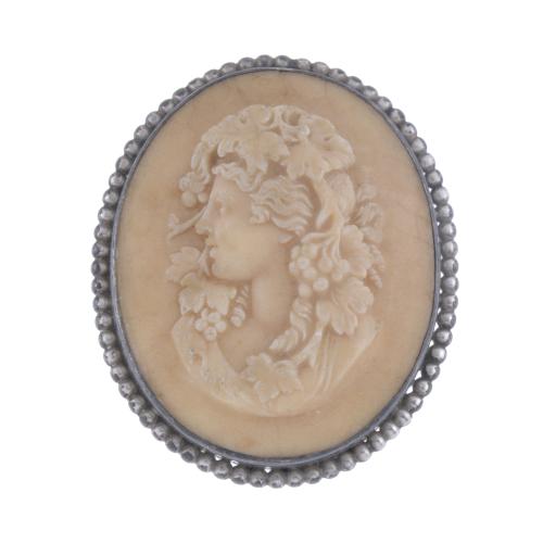 CAMEO BROOCH, LATE 19TH CENTURY