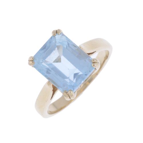 GOLD RING WITH TURMALINE
