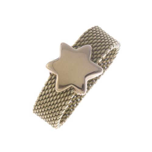 MESH RING WITH STAR, TOUS